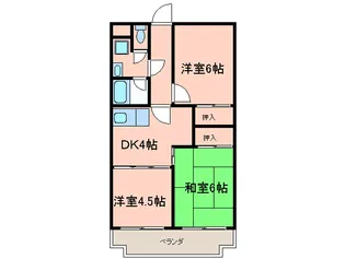 リビオ金剛【2階】の間取り