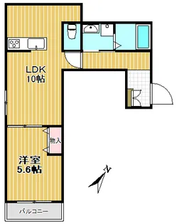 プラムツリー目黒不動前【2階】の間取り