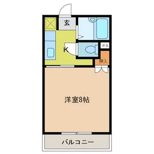 アムール【2階】の間取り