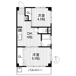 山川ビル【5階】の間取り