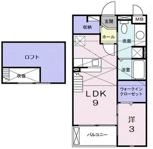 グランデ ピーノ ドゥーエ【2階】の間取り