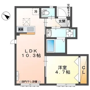 ATB天谷【1階】の間取り