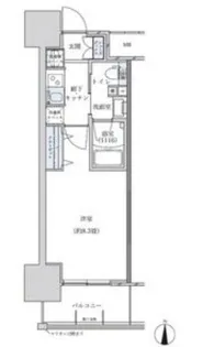 パークアクシス名古屋山王【15階】の間取り