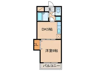 ラ・フィオ-レ上新庄【4階】の間取り