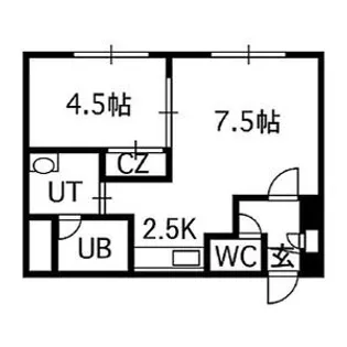 エポック南7条館【2階】の間取り