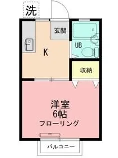 ハイツイトウ【1階】の間取り