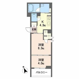 メゾン・ド・ビビ【3階】の間取り