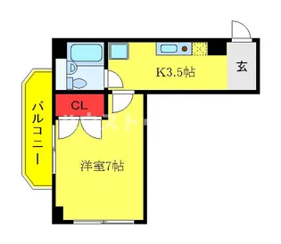 オフィシャルレジデンス【3階】の間取り