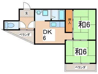 コーセー5番館【4階】の間取り