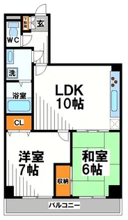 ヴェルデ久我山【8階】の間取り