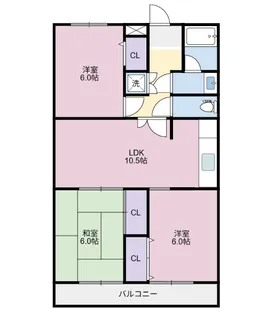 カサコモダPART1【1階】の間取り