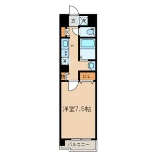 コンフォートM多摩川【4階】の間取り