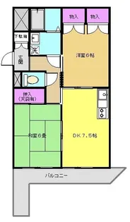 パークマンションIII【1階】の間取り