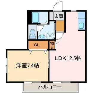 ツインパレス庄内【2階】の間取り