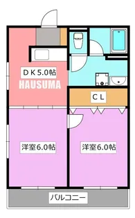 オオギマンション【2階】の間取り