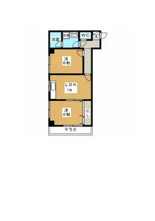 グリーンパーム【1階】の間取り