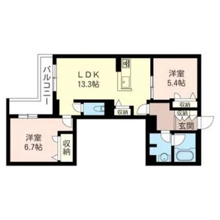 Sincerity南町田【1階】の間取り