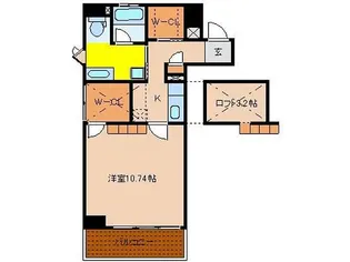 AKH【4階】の間取り