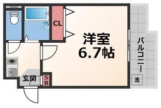 タナカハイツ【2階】の間取り