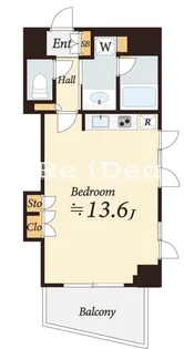 オーキッドレジデンス六本木【5階】の間取り