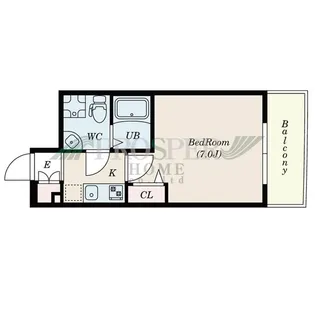 セレニテ上町台【6階】の間取り