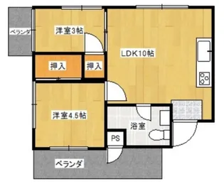 シャトレ松尾(RH)【7階】の間取り