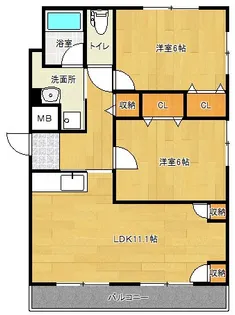 T&K姥ヶ山【3階】の間取り