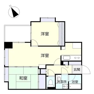 ジェネラスマンション医大前【3階】の間取り