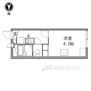 レオパレスヒカリ【2階】の間取り