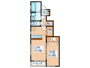 グランディアG【1階】の間取り