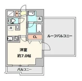 ロアール大鳥居【6階】の間取り