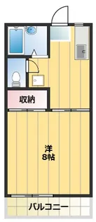 パールハイツ【1階】の間取り