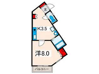 アルビオン田端【4階】の間取り