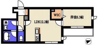 グランド スクエア イースト【2階】の間取り
