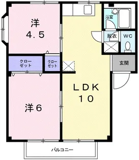 ロイヤルハイツ【1階】の間取り