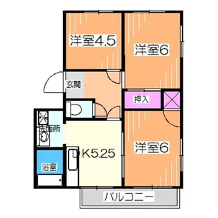 リバーハウス24【2階】の間取り