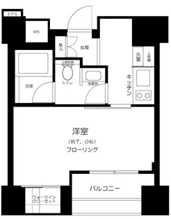 パークリュクス銀座mono【5階】の間取り