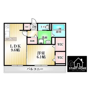 アイリス【2階】の間取り