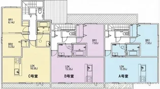 Les Vents Provence【1階】の間取り