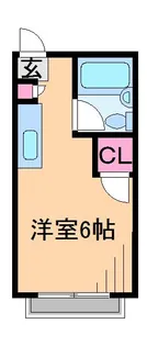 サンクリスティーハウス【2階】の間取り