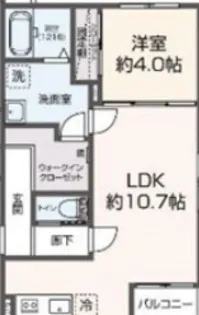 SPICA津福【2階】の間取り