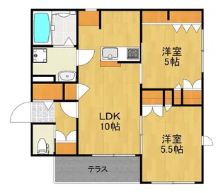 DAY LIGHT1【1階】の間取り