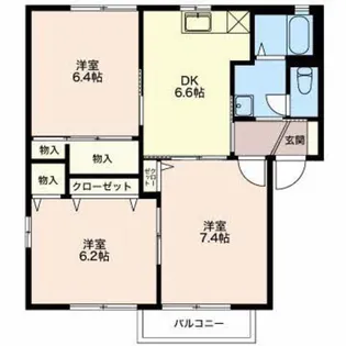 フレグランス茜【1階】の間取り