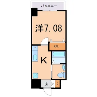 CASSIA豊中三国【8階】の間取り
