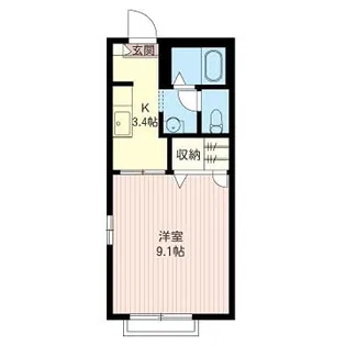 プラザコート2【2階】の間取り