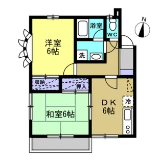 メゾン・ド・ソレイユ【2階】の間取り
