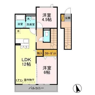 プランドールタジマ【2階】の間取り