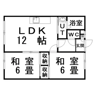 ラ・フランセL【2階】の間取り