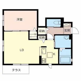 シャーメゾンカルテット【1階】の間取り