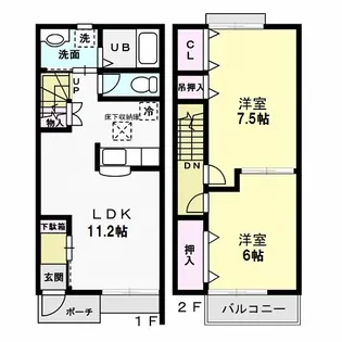 サニーヒル東前 C棟の間取り
